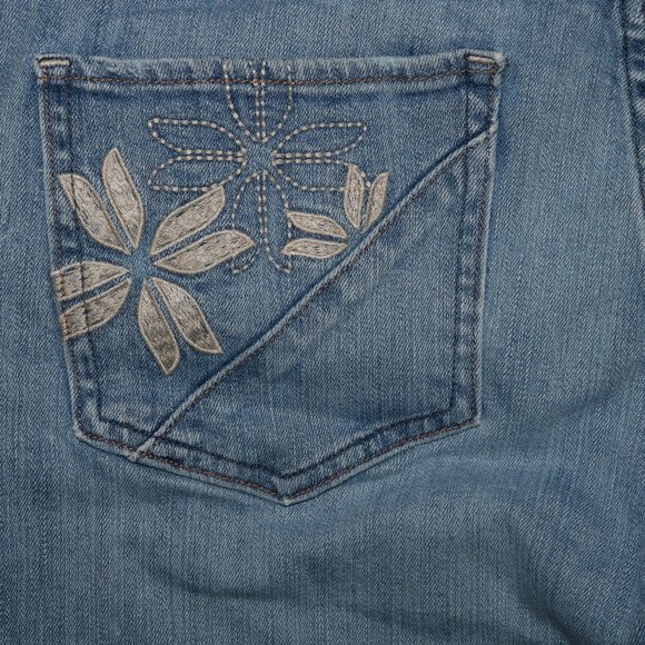 Old Navy the Sweetheart Flower Floral Jeans w34x30 - Picture 6 of 8
